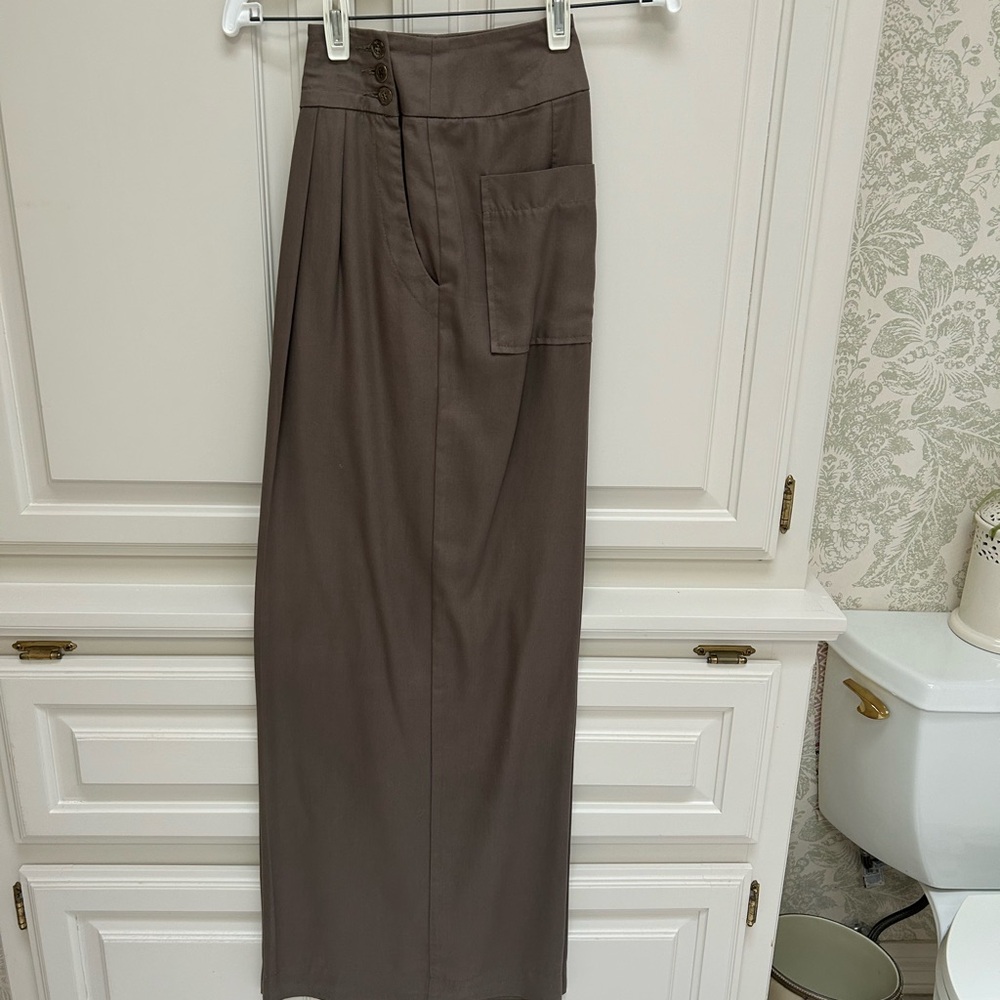 Nanette Lepore Taupe Trousers